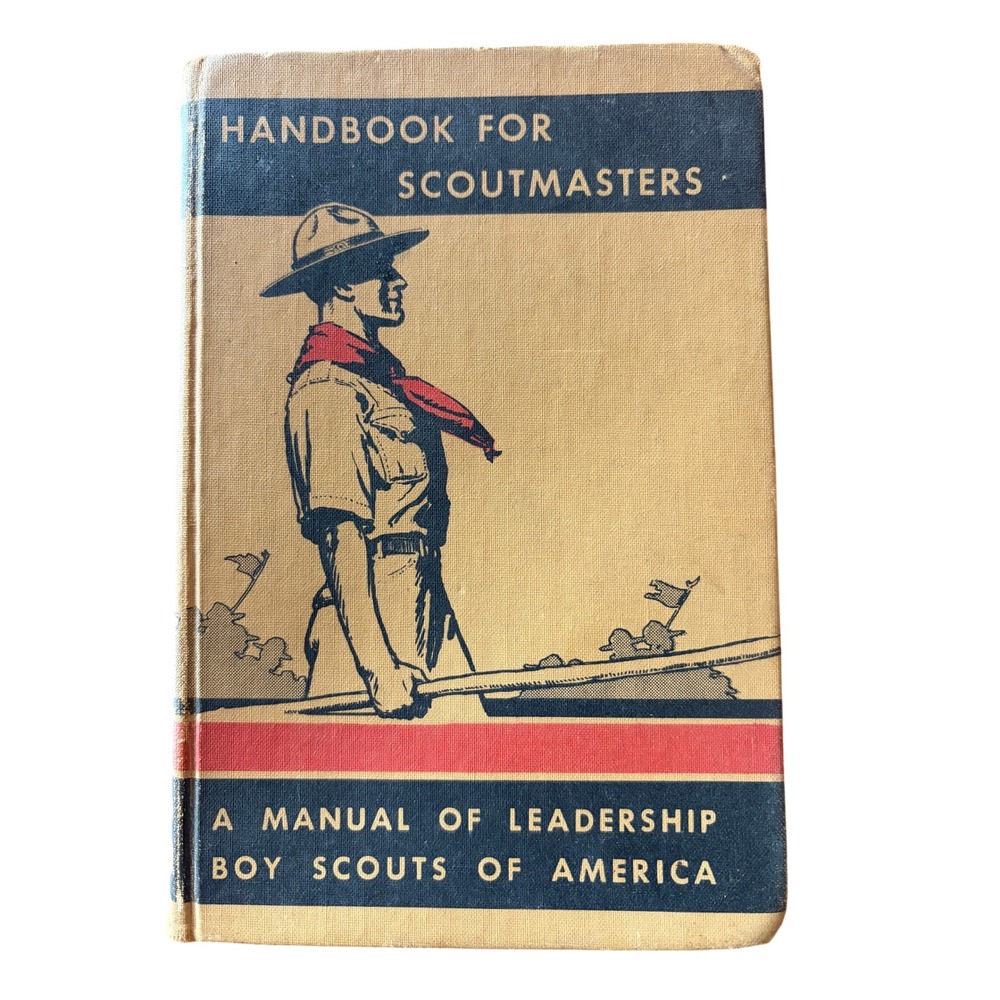 1943 Boy Scouts of America Handbook for Scoutmasters Vol 1 9th Imprint BSA Book
